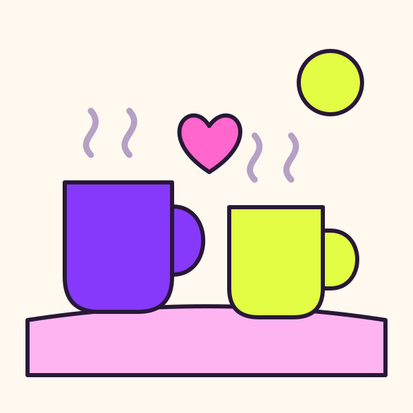 Coffee for Two Canvas